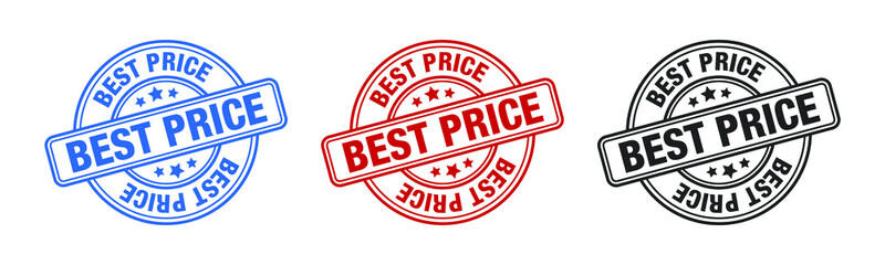 Best Price - Stamp, Imprint, Seal Template. Grunge Effect. Vector Stock Illustration.