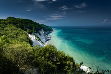 Denmark stock photo with clear skies, greenery and nature