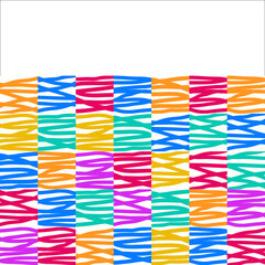 Hand Drawn Abstract Vector Invitation Card