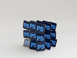 Adobe Photoshop 3d  effect 