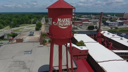 High Point, North Carolina, Market Square, Aerial View, Amazing Landscape