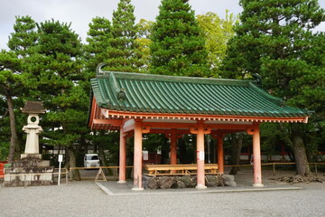 京都 平安神宮 手水舎