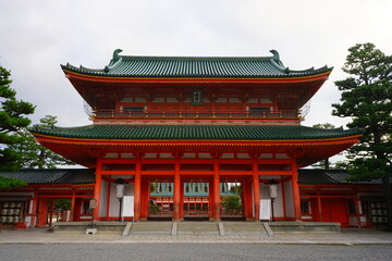 京都 平安神宮 大鳥居