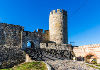 The Belgrade Fortress, the most visited tourist attraction in Belgrade, Serbia. 