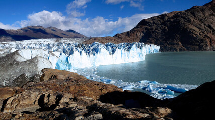 Scenic view of Viedma Glacier in Patagonia Chile