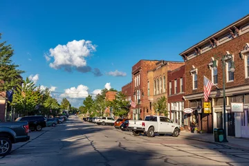 Fotobehang Main Street in Grand Rapids, Ohio, USA © Danita Delimont