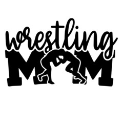wrestling mom logo inspirational quotes typography lettering design