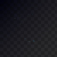 Gray Snow Vector Transparent Background. Sky