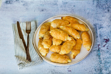 Traditional Bulgarian Cheese Phyllo Pastry Pie