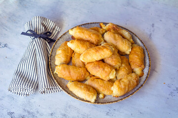 Traditional Bulgarian Cheese Phyllo Pastry Pie