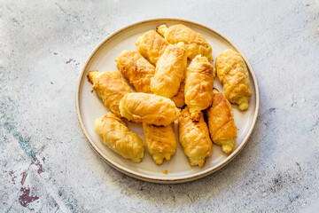 Traditional Bulgarian Cheese Phyllo Pastry Pie