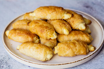 Traditional Bulgarian Cheese Phyllo Pastry Pie