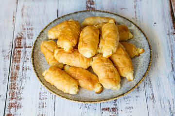 Traditional Bulgarian Cheese Phyllo Pastry Pie
