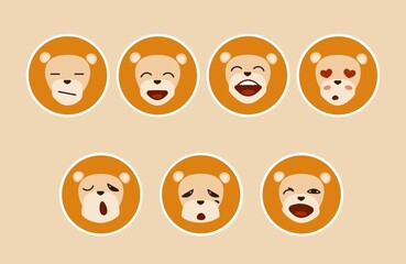 lion cub stickers