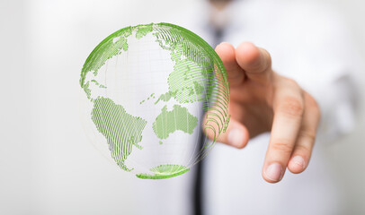 Green Planet Concept for Environment © vegefox.com