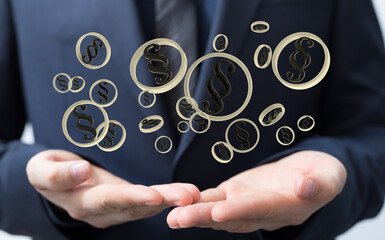 Labor Law Lawyer Legal Business Internet Technology Concept