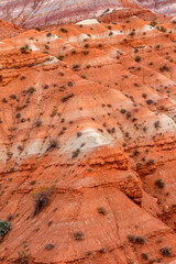 USA, Utah. Grand Staircase Escalante National Monument, The Paria Badlands are comprised of colorful, eroded hills and valleys of the Chinle Formation.