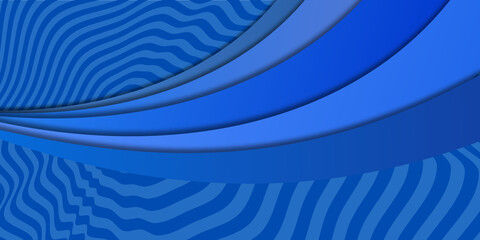 Blue tones background with waves and bows