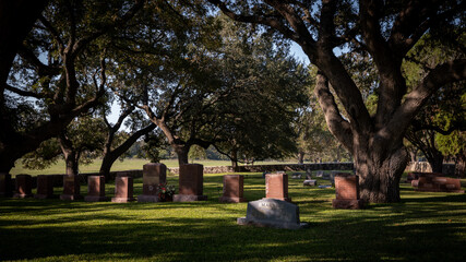 Stonewall, Texas, USA. Lyndon B. Johnson Historical Park. Johnson family cemetery