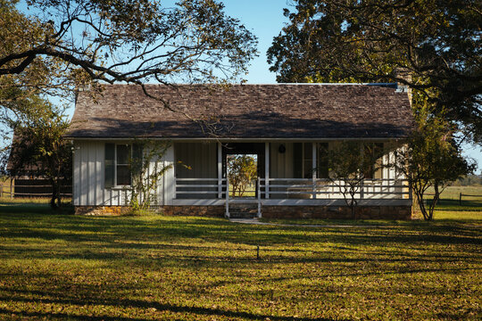 Stonewall, Texas, USA. Lyndon B. Johnson Historical Park. President Lyndon Johnson Birthplace.