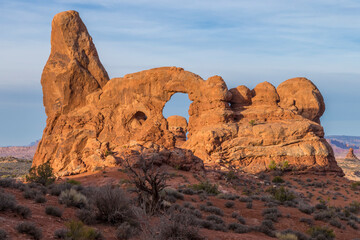 USA, Utah, Turret Arch in Arches National Park. © Danita Delimont