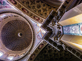 Fototapeta premium cathedral ceiling Rome, Italy