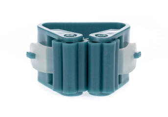 Mop hanger isolated on a white background.