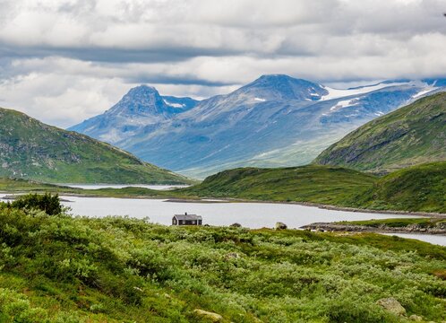 Amazing views from Bitihorn mountain in Norway