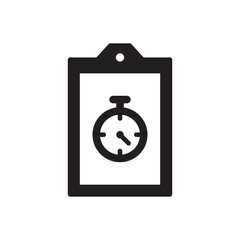 History Record Clipboard Icon