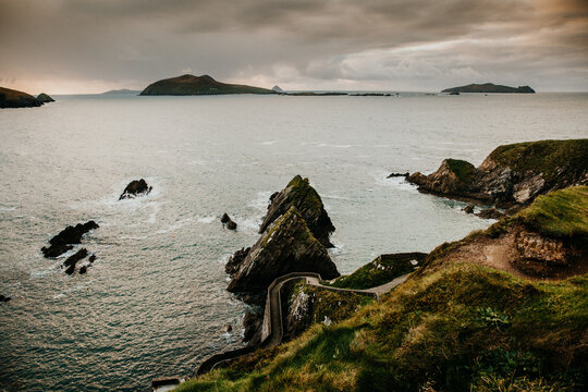 C&eacute; Dh&uacute;n Chaoin / Dunquin Pier in winter 