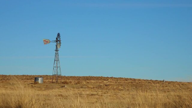 Aermotor. Desert Wind Turbine in Arizona