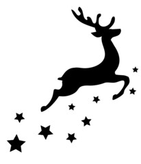 Vector Christmas Deer