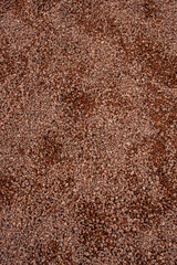 Dry Red Gravel On The Surface Background