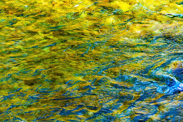 South Fork Snoqualmie River abstract, North Bend, Washington State.