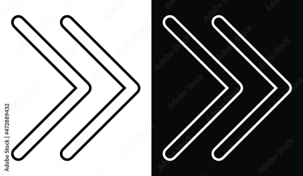 Poster right arrow icon. right arrow icon for your project. flat design style. arrow icon graphic design ve