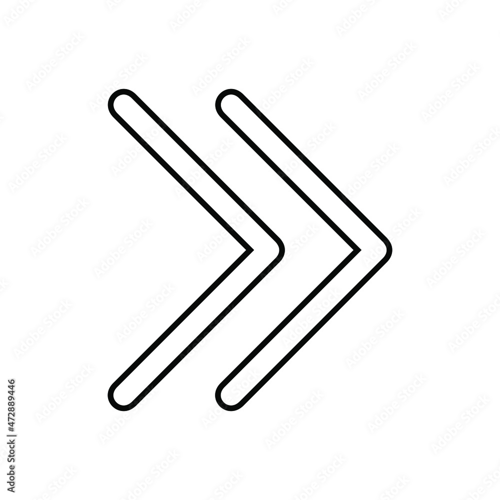 Poster right arrow icon. right arrow icon for your project. flat design style. arrow icon graphic design ve