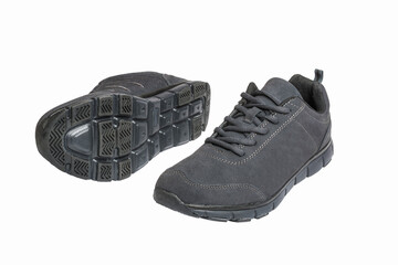 Dark gray men's sneakers