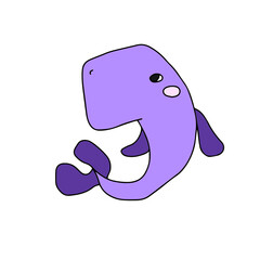 Vector children's mouse rat design for stickers ,social media banners,postcards,fabrics,backgrounds