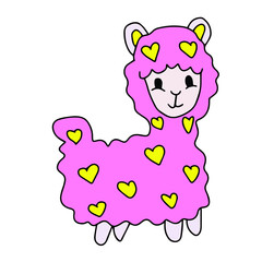 Vector children's mouse rat design for stickers ,social media banners,postcards,fabrics,backgrounds