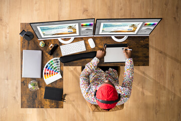 African Graphic Web Designer
