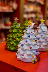 Fototapeta na wymiar Toys for christmas decorations on the tree