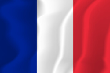 France national flag soft waving background illustration