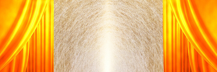 金のカーテンのステージ