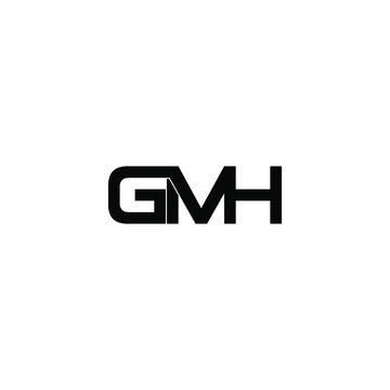 gmh letter initial monogram logo design