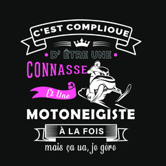 cross country skiing  t-shirt design 