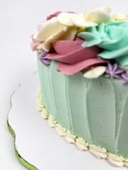 Pastel estilo vintage de flores