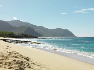 ハワイ　カエナポイント州立公園　ヨコハマベイ