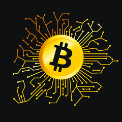 bitcoin cryptocurrency symbol