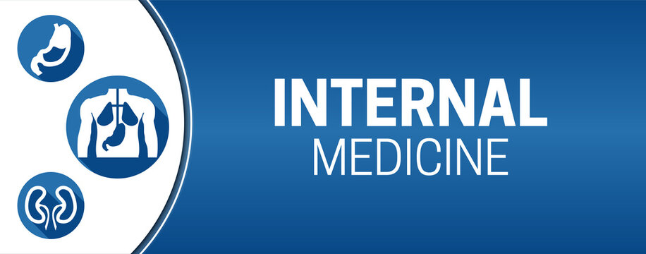 Blue Internal Medicine Illustration Background Banner