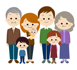 3世代の家族